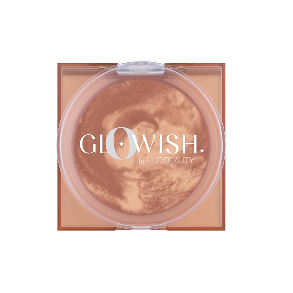 🖤 HUDA BEAUTY MINI GLOWISH SOFT RADIANCE BRONZING POWER GLOW LIGHT TEXTURE NIB